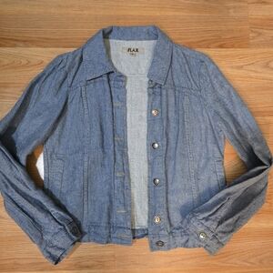 Flax Denim Jacket